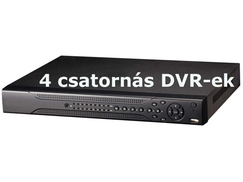 4 csatornás asztali DVR rögzítõegységek