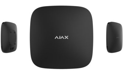 Ajax - HUB 2 BL fekete - vezeték nélküli rádiós riasztórendszer központ beépített LAN és GSM / GPRS komunikátor