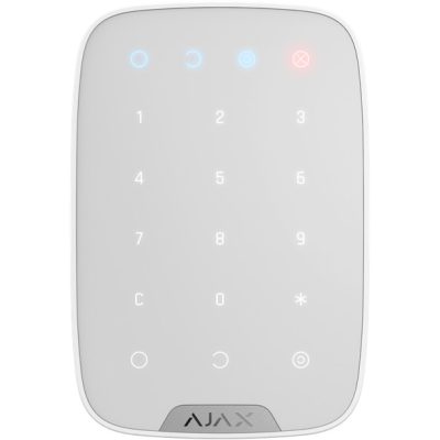 AJAX rádiós kezelőegység fehér - AJAX Keypad WH