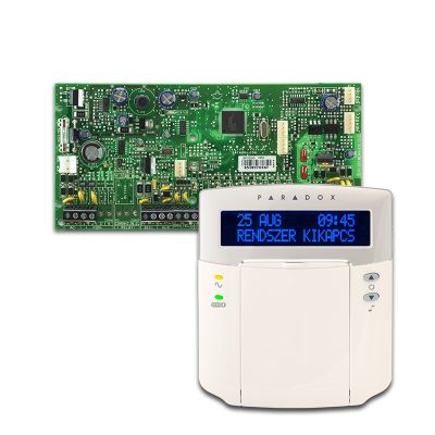 PARADOX SP7000+ K32LCD+ szöveges kezelőegység, riasztó rendszer központ panel