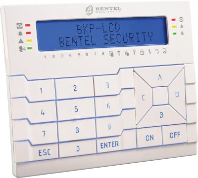 BENTEL PROXY OLVASÓS LCD KEZELŐ BE PREMIUM-LCD riasztórendszer kezelőegység