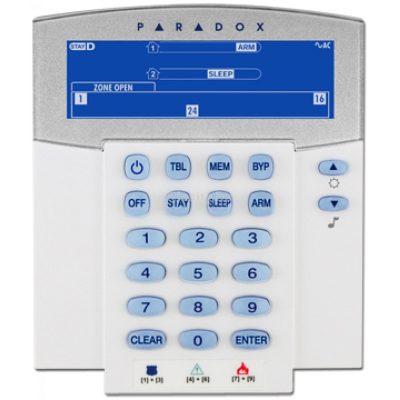 PARADOX K38/868 32 ZÓNÁS IKONOS RÁDIÓS KEZELŐ, 868MHZ