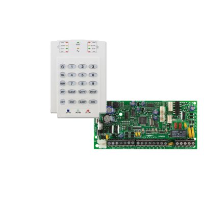 PARADOX SP4000 + K10V riasztó rendszer központ panel és kezelőegység