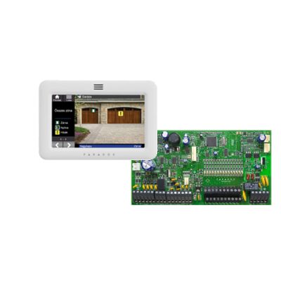 PARADOX SP7000+ TM50 fehér kezelő, riasztó rendszer központ panel