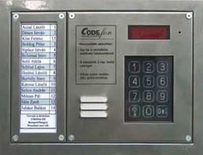 CODEFON kaputelefon EVKT 800 központ+proximity sülly., 1 oszl. H