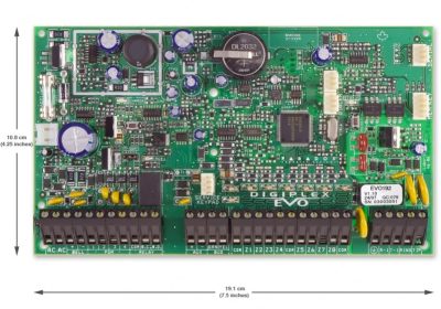 Paradox Digiplex EVO192 - 192 zónás riasztó központ panel
