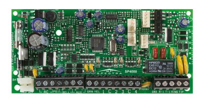 Paradox Spectra SP4000 4-32 zónás riasztó központ panel