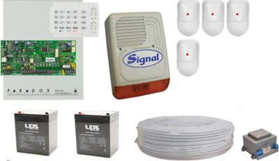 Komplett riasztórendszer szett Paradox SP5500 SIGNAL riasztó szett