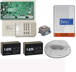 DSC 1616H riasztórendszer csomag mozgásérzékelők nélkül, az érzékelők külön rendelhetőek a csomaghoz