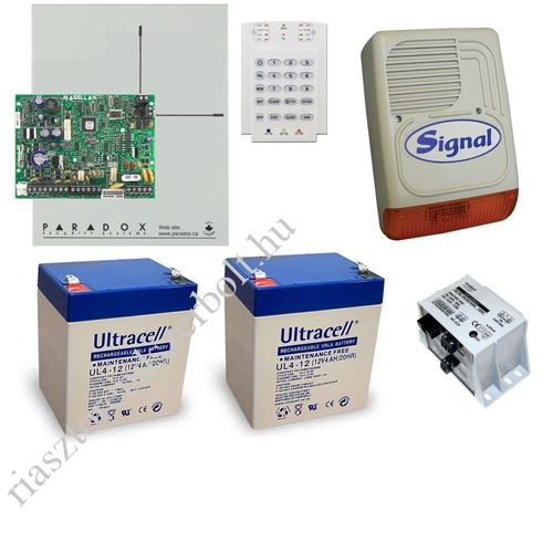 Paradox MG5000 HIBRID rádiós/vezetékes központ SIGNAL alap csomag
